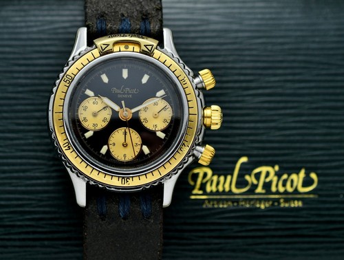 Retro paul picot chronograph - retro,