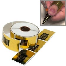 Pro Impressions Gold Sculpting Nail Forms - 500 Roll