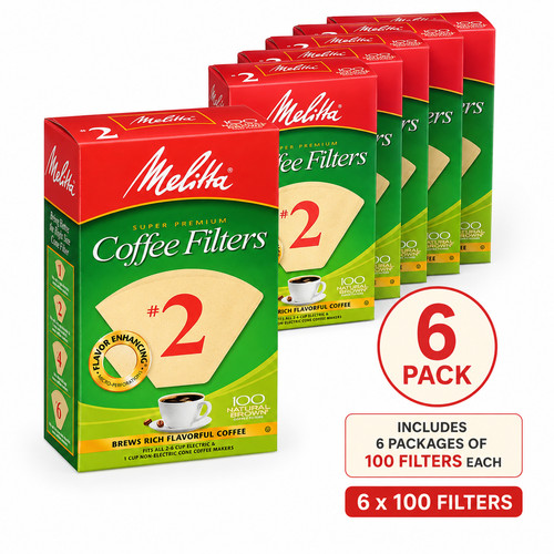 Melitta natural brown cone - melitta,
