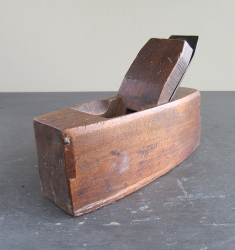 Vintage wood plane with - vintage,