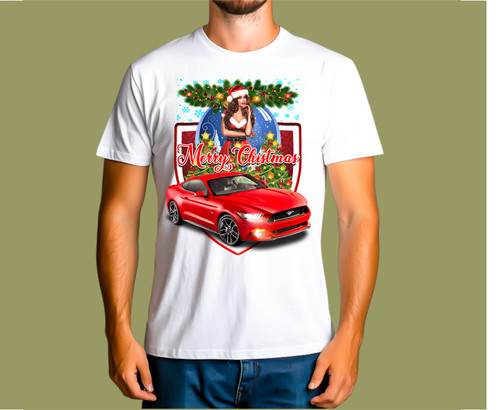 Christmas ford mustang xmas - ford,