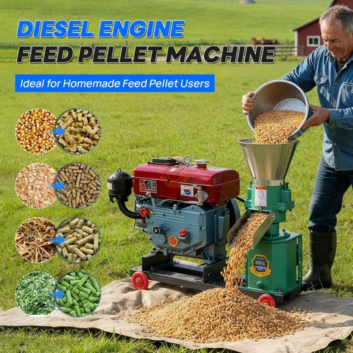 Electric pellet machine animal - machine,