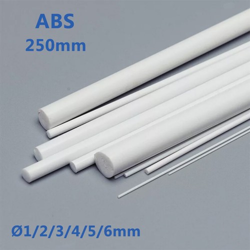 ø1 6mm solid - Ø1/2/3/4/5/6mm, abs