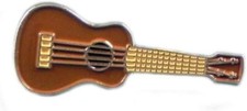 Ukulele Metal Enamel Pin Badge