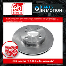 2x Brake Discs Pair Vented