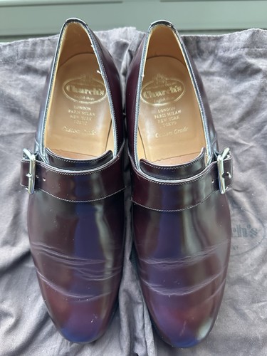 Westbury burgundy leather - burgundy,