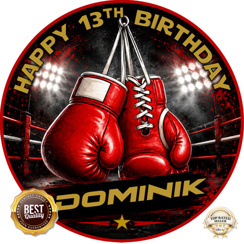 Boxing gloves edible cake - edible,