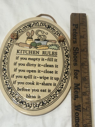 Trinity pottery plaque - trinity,