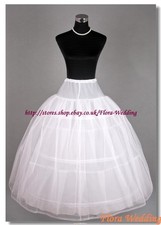 3-Hoop 2 Layer Net Prom Petticoat/Triple Hoop Crinoline/Bridal Underskirt,S-XL