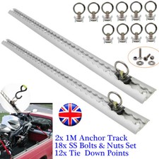 UK 2X 1M Anchor Track 12x