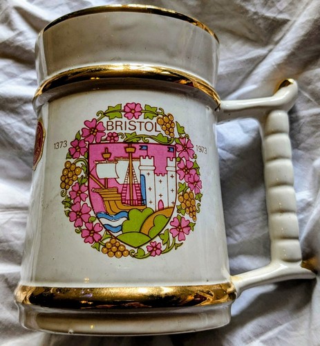 22k gold trim tankard - 22k,