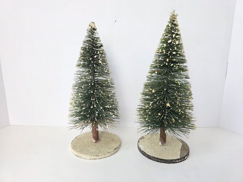 Vintage christmas bottle brush - christmas,