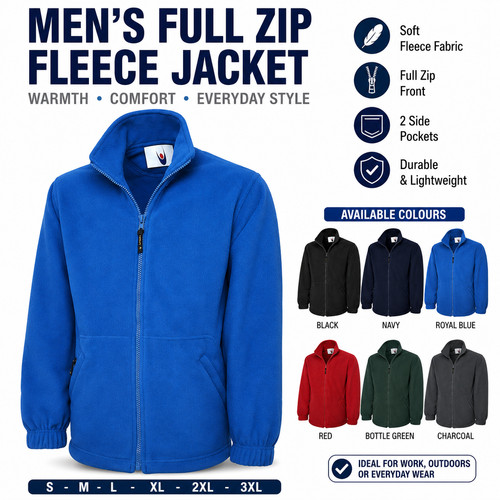 Uneek classic full zip micro - uneek,