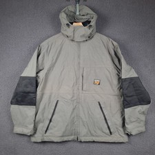 TIMBERLAND Pro Series Jacket Mens 2XL Grey Pro 105 Workwear Waterproof Rain Coat