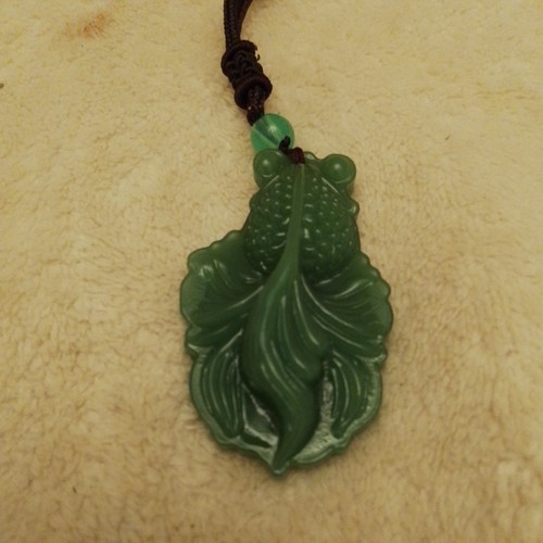 Green coloured fantail - green,