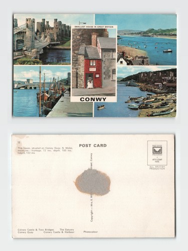 Postcard conwy multi view - conwy, multi-view