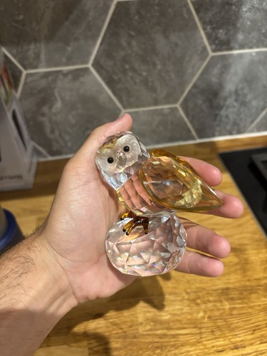 Crystal glass owl - owl, a