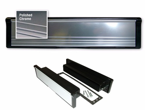 Chrome letter plate - 12",