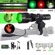 Red/Green/White LED Flashlight
