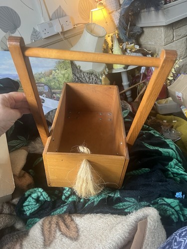 Vintage wooden child push - vintage,