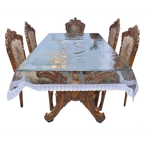 Sndecor white lace - white, vinyl