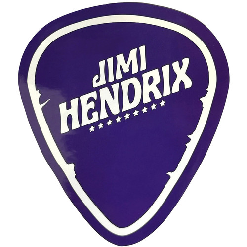 Jimi hendrix sticker plectrum - hendrix,