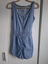 Womens Shot Denim Playsuit