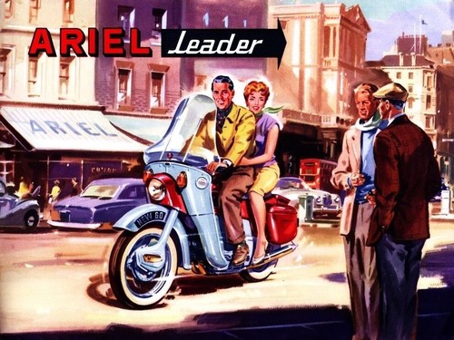 Ariel leader motorcycle - ‘ariel, motorcycle’