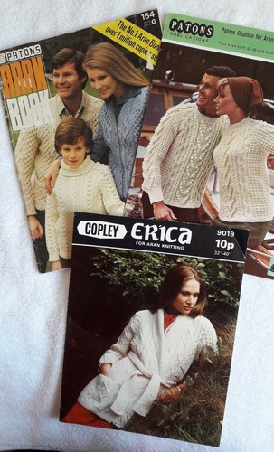 Vintage patons aran family - vintage,