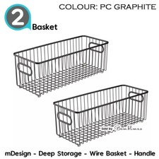 mDesign Wire Basket with