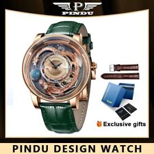 Jacob and Co Men's Luxury Diamond Solar Rotating Earth Pindu Montre Homme Watch