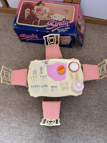 Vintage sindy dining table - sindy, and