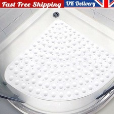 Curved Non Slip Bath Mat for Corner Shower | Quadrant Large Curved Shower Mat UK