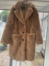 Light Brown Faux Fur Teddy-Style Coat