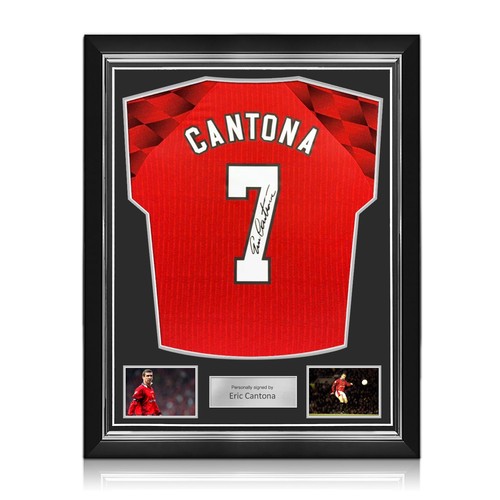 Eric cantona signed - signed, manchester