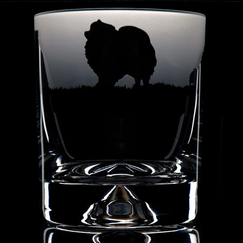 Pomeranian dog whiskey tumbler - pomeranian,
