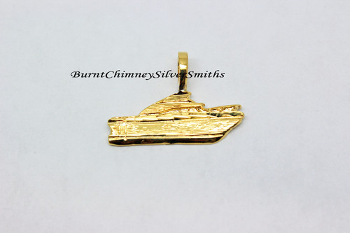 14k gold overlay cabin cruiser - cabin,