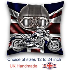 Bike Art Cushion British