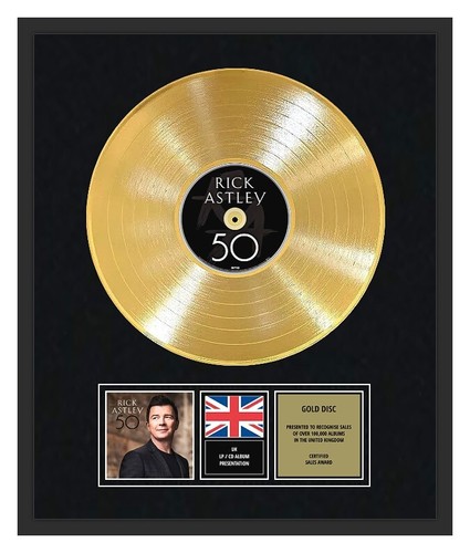Rick astley gold disc lp - -,