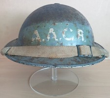 WW2 British Home Front American Ambulance Great Britain MK-II Brodie Helmet 1940
