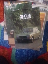 Peugeot 304 Sales Brochures X 8.