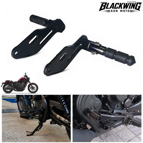 Black driver footpeg - black,
