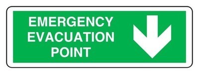 Emergency evacuation point - evacuation,