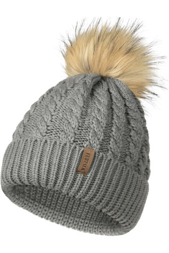 Furtalk grey cable - grey, bobble