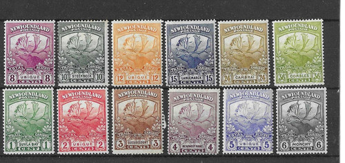 Newfoundland 1919 set 12 - newfoundland,