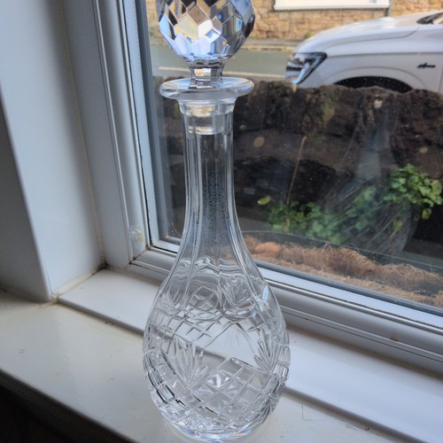 Unmarked clear cut glass - unmarked,