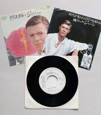 David Bowie Crystal Japan Promo Only Different Cover 1980 Very Rare 7"