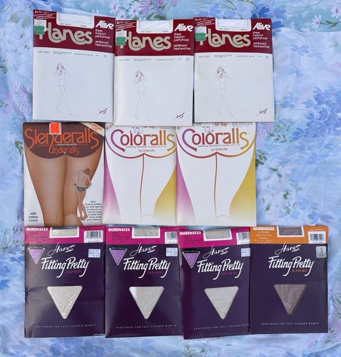 Lot vtg nos pantyhose queen - nos,