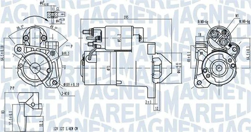 Starter motor clockwise - starter,