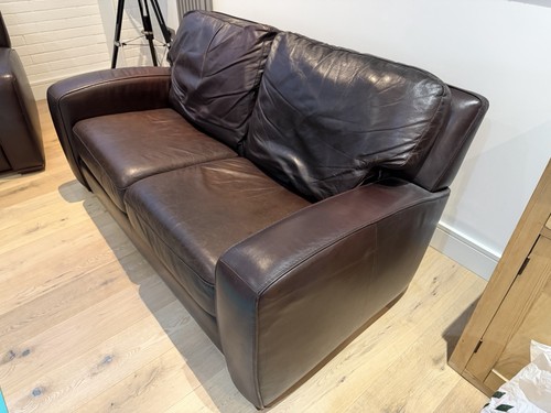 John lewis brown leather - john,
